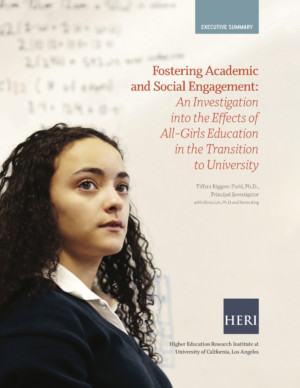 Fostering academic and social engagement an investigation into the effects of all girls education in the transition to university