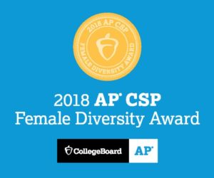 Madeira Wins College Board AP® Computer Science Female Diversity Award
