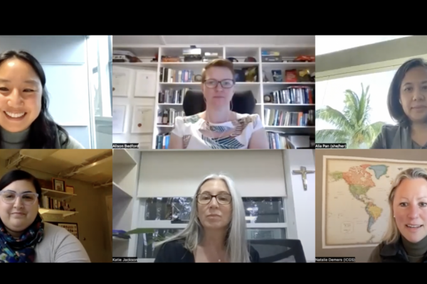 February 21, 2023: Alia Pan, Alison Bedford, Katie Jackson, Liz Joyce